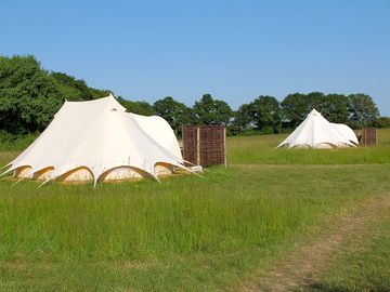 All our bell tents are spaciously appointed on decks with private frontage. (added by manager 29 jun 2023)