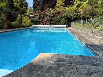 Book a session in the private heated outdoor pool