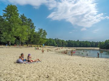 Beach and swimming lake