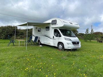 Roomy pitches with space for awnings and picnic tables