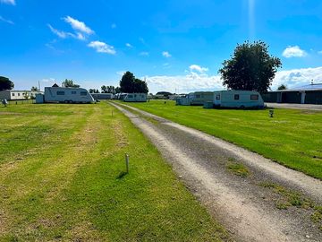 Flat grass pitches