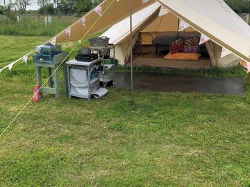 Entrance to the bell tent (added by manager 06 jul 2022)