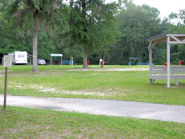 Rv sites in green settings