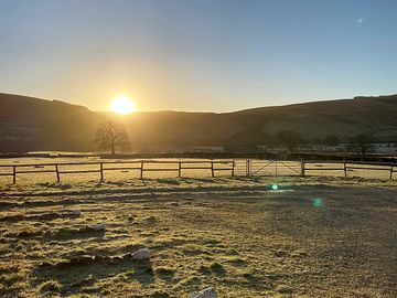 Sunrise from campsite