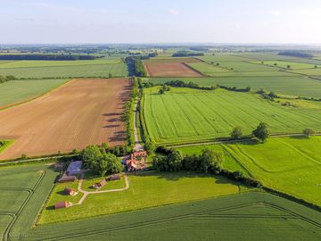 Aerial view of the site