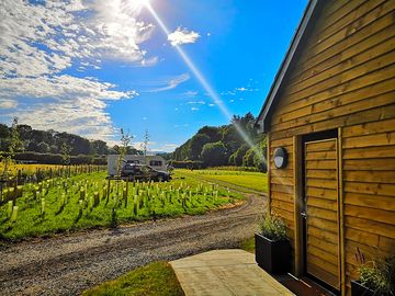A sunny day on site