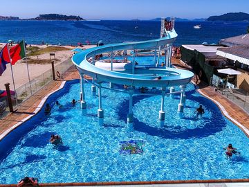 Pool with slides