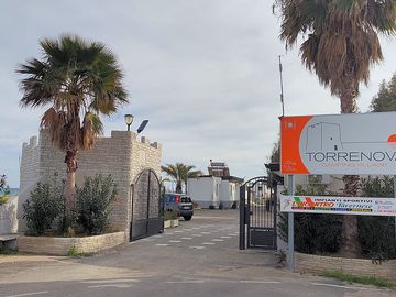 Entrance to the site