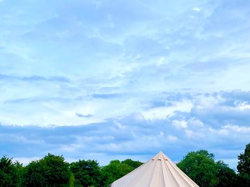 Big top and hot air balloon