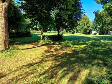 Pitches shaded by trees