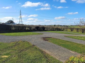 Aerial view of the campsite from pitch 4 and 5 (added by manager 07 mar 2022)