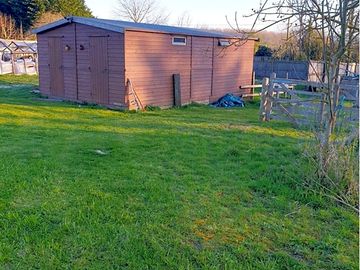 Shower and toilet block