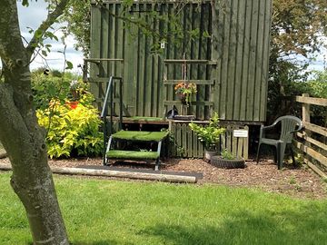 Composting toilet and shower