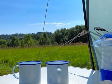 Tea for two and peaceful views