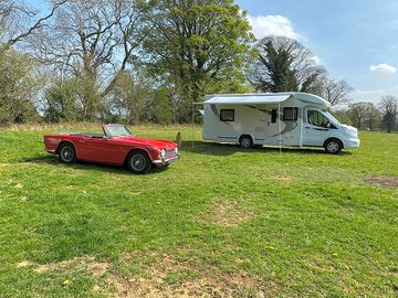 Motorhome on site