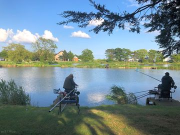 Fishing on the lake