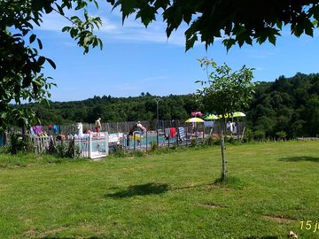The swimming pool