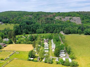 Aerial view of the site