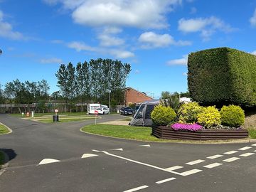 Entrance to the paddocks