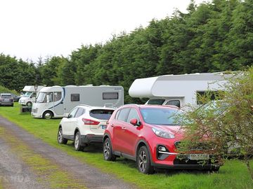 Hardstanding and grass pitches