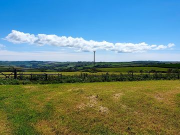 View from the campsite field