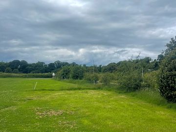 Grass caravan site