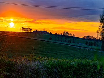 Sunset from the site