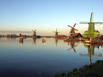 Windmills at zaanse schans
