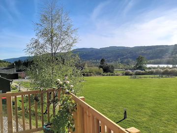 View from a terrace over the site and surrounding countryside (added by manager 18 apr 2021)