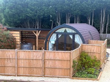 Bird's-eye view of deere pod