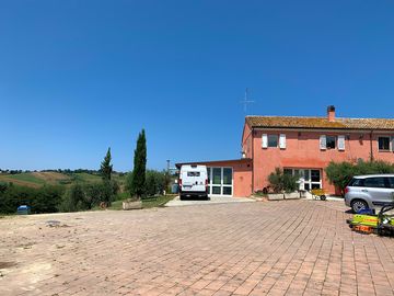 The main farmhouse