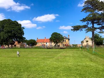 The farm alongside the site