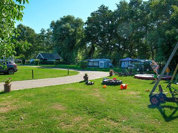 Sunny and partially shaded pitches