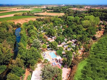 Aerial view of the site
