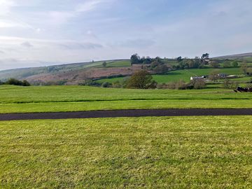 View across the valley from the pitches