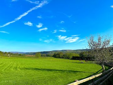 View across the pitches