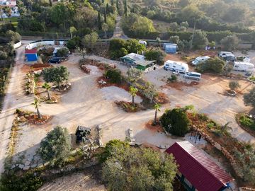 Aerial view of the gravel and sand pitches (added by manager 02 aug 2023)