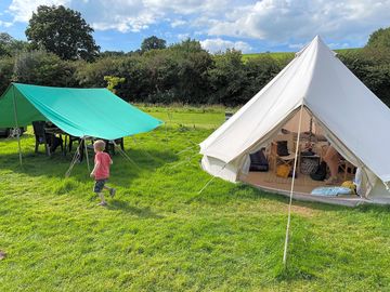 Willowfield bell tent. very clean and comfortable. (added by rebecca_t141464 18 aug 2023)