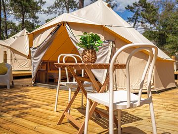 Bell tent exterior