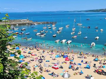 The beach at new quay