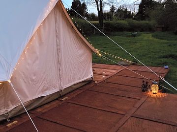Tent and fairy lights (added by manager 25 jun 2023)