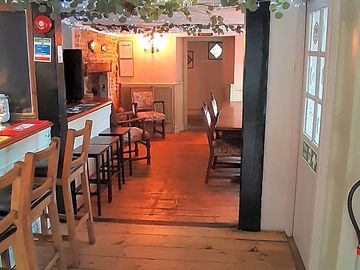 Dog friendly bar area