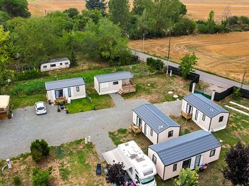 Areal view of the site