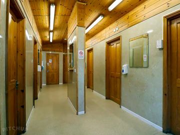 Main toilet block in the touring and seasonal field