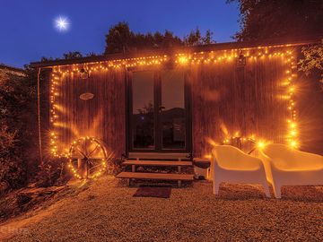 Arda lit up at night