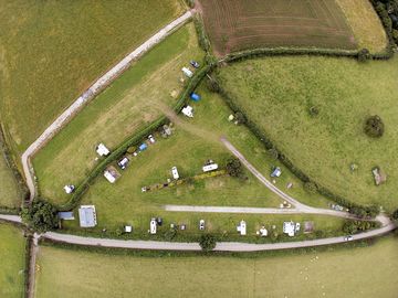 Aerial view of the site