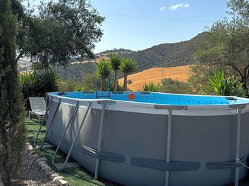 A pool with a view