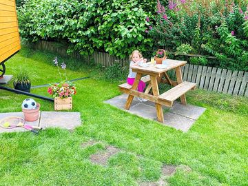 Enjoying being outdoors