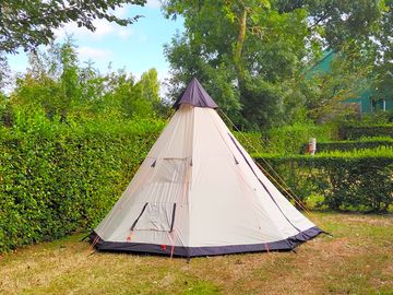 Tent on a spacious pitch