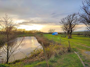 Visitor image of the view of the tent from across the site